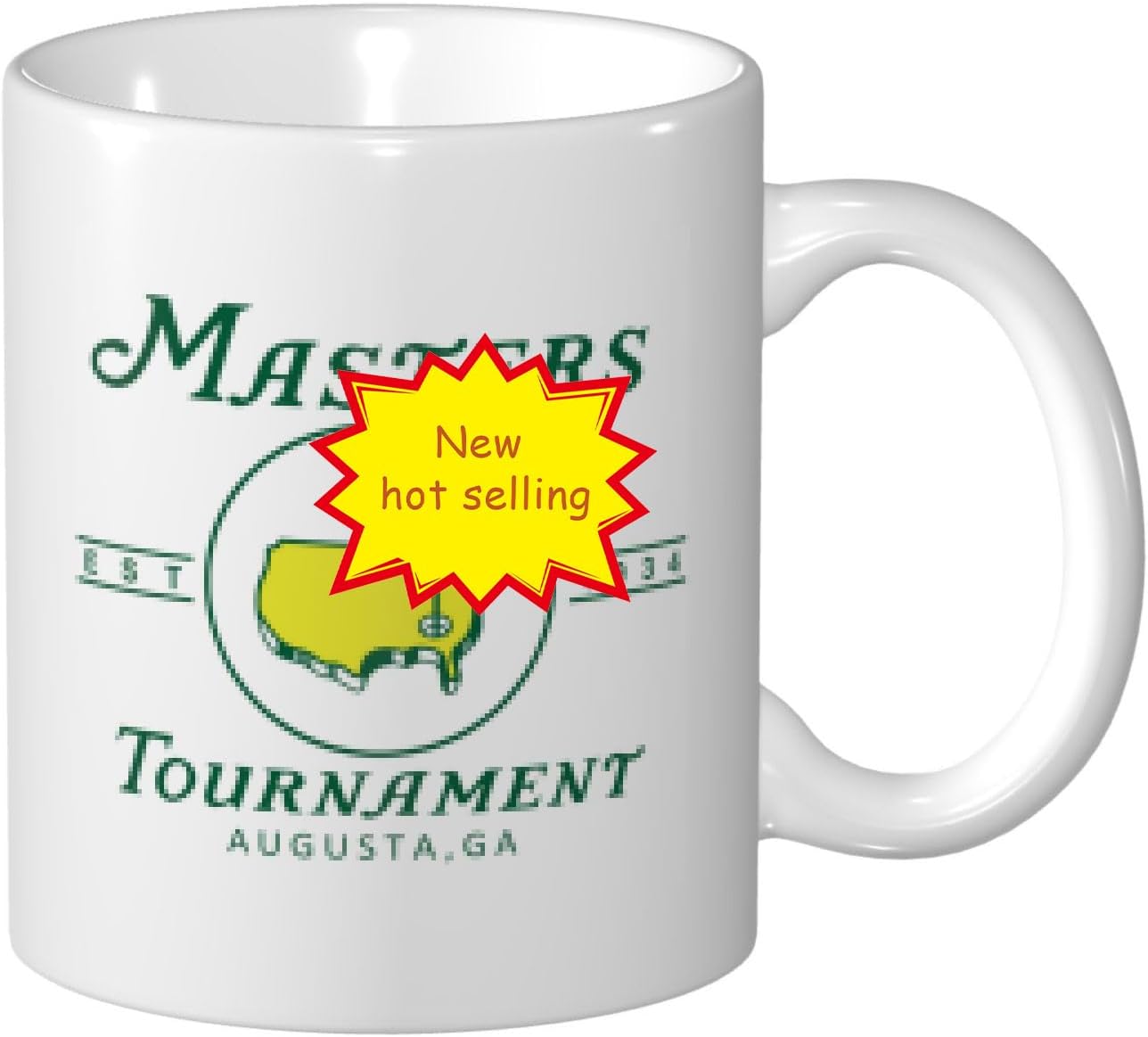 Golf Coffee Mug Novelty Premium Quality Ceramics Coffee Mugs for Office Home Tea Mug 16oz