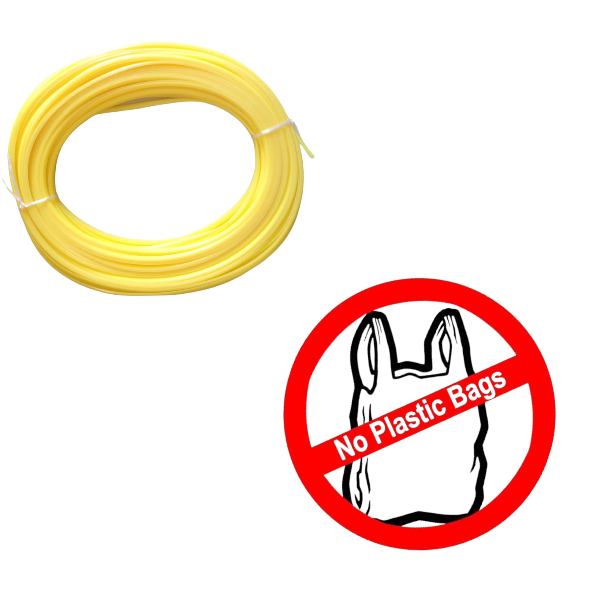 ADW CRAFT'S® Plastic Wire for Basket Making - Dark Cream Colour, 4MM Gauge, 80M Length, 200G Weight, Includes 6 Metal Bag Buttons 4
