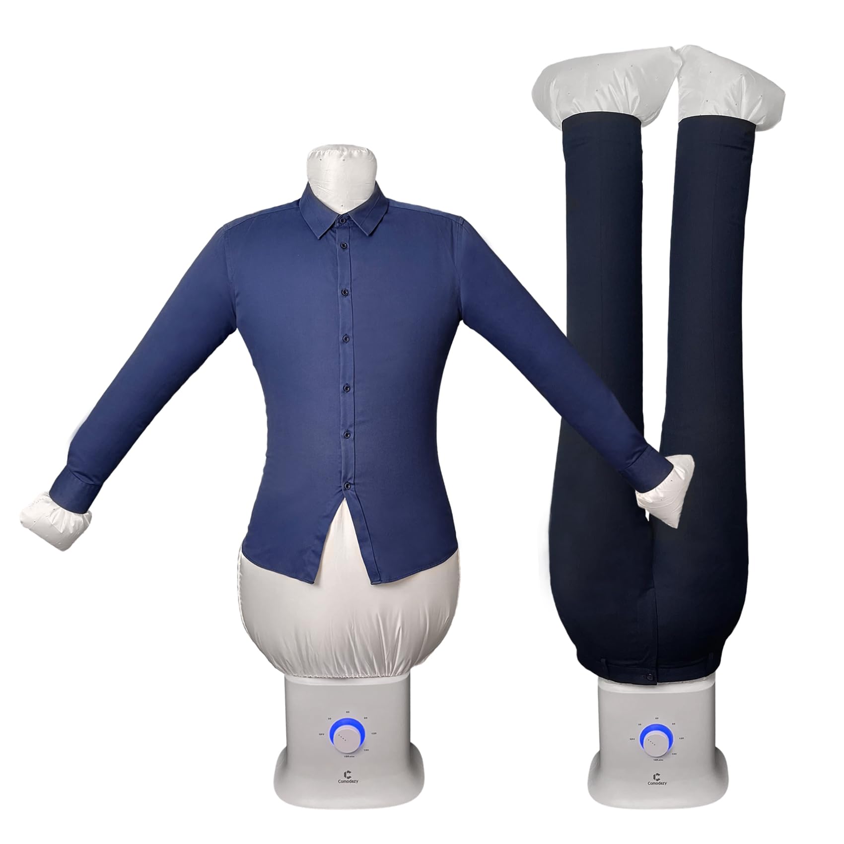 Photo 1 of Comodazy Automatic Hot Air Dryer & Iron Machine, Smart Design with 8 Temperature Settings for Clothes, Shirts & Pants Etc, Portable Hands-Free Wrinkle Remover with No Water Plumbing Required