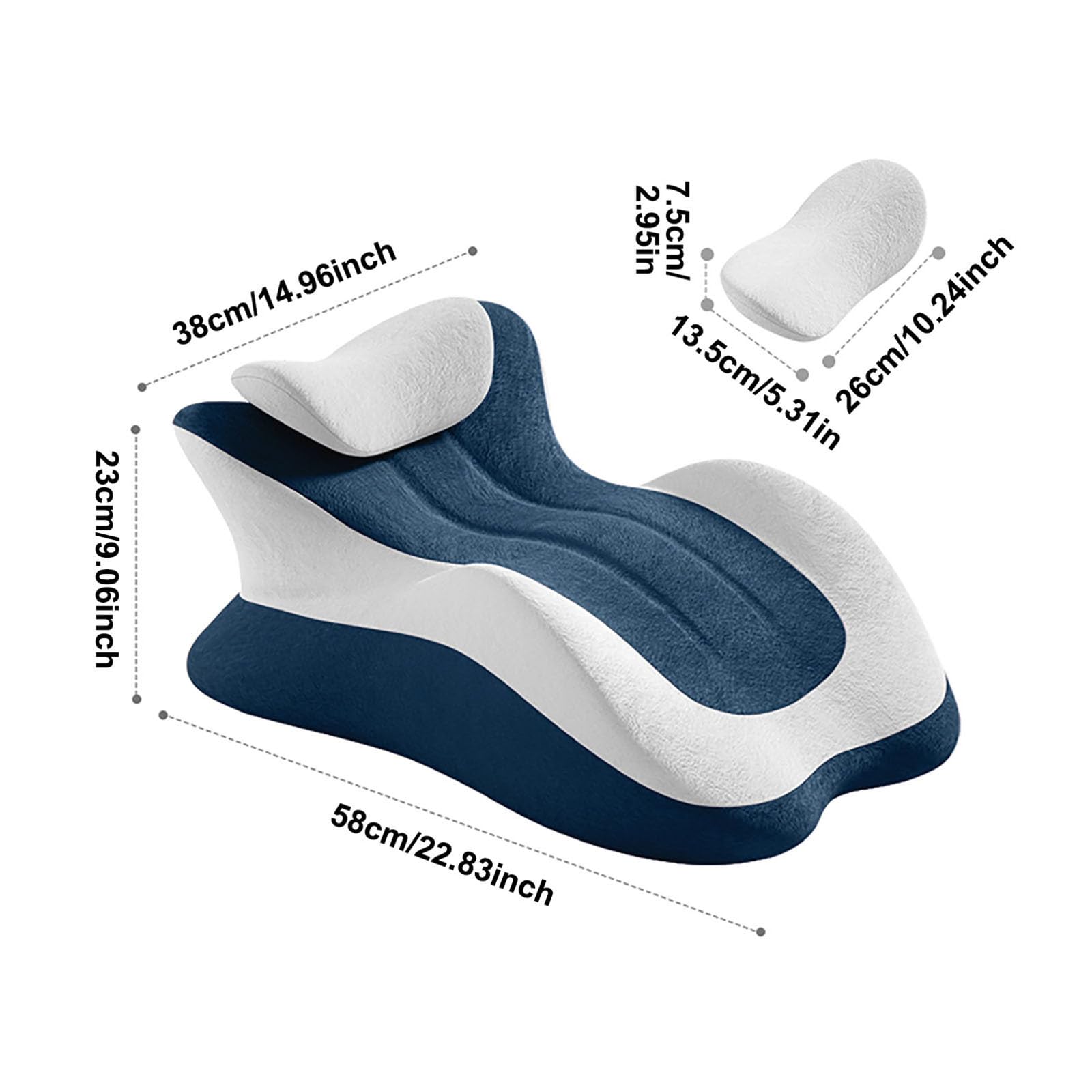 Coussin sexuel pour les couples avec mousse à mémoire de forme - Coussin biseauté souple avec fonction de soutien ergonomique pour différentes positions pour s'asseoir et s'allonger - Coussin lombaire