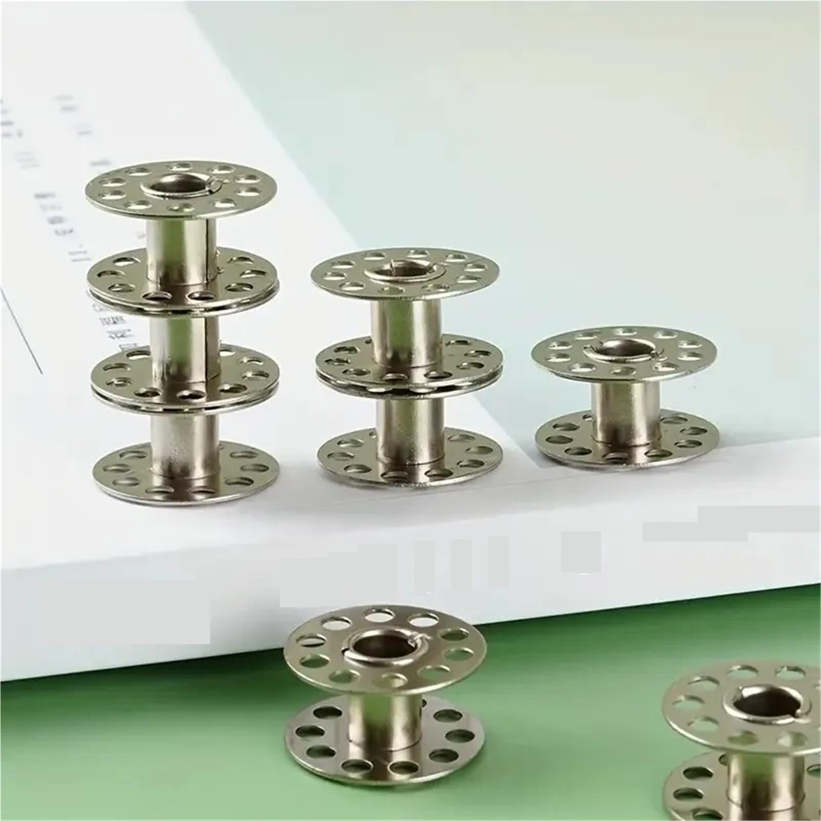 bobinas de maquina de coser 10/20/40 carretes for máquina de coser, metal for máquinas domésticas, bobinas, accesorios bordado for(40pcs)
