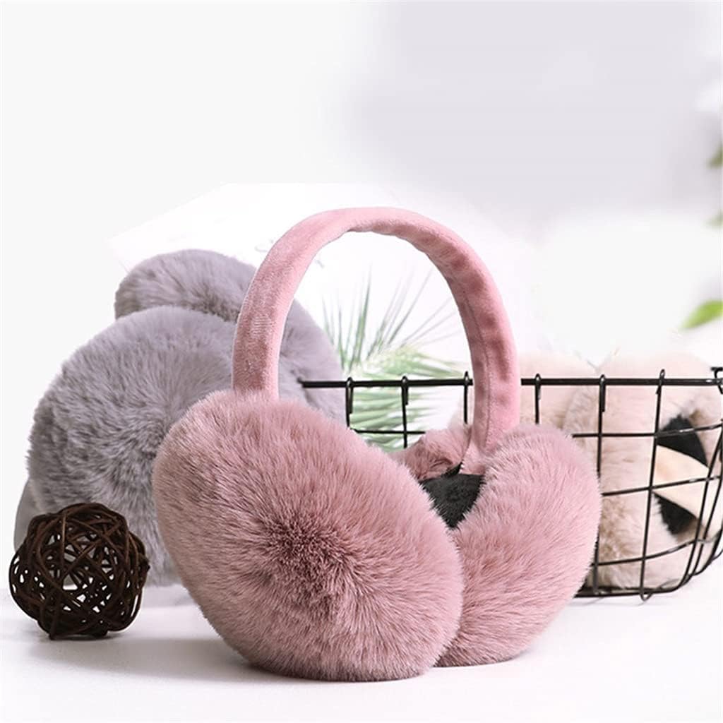 ZUMAHA Orejeras Plegables Lindas Orejeras de otoño e Invierno para Mujer Color sólido Calentadores de oídos Unisex cálidos y cómodos