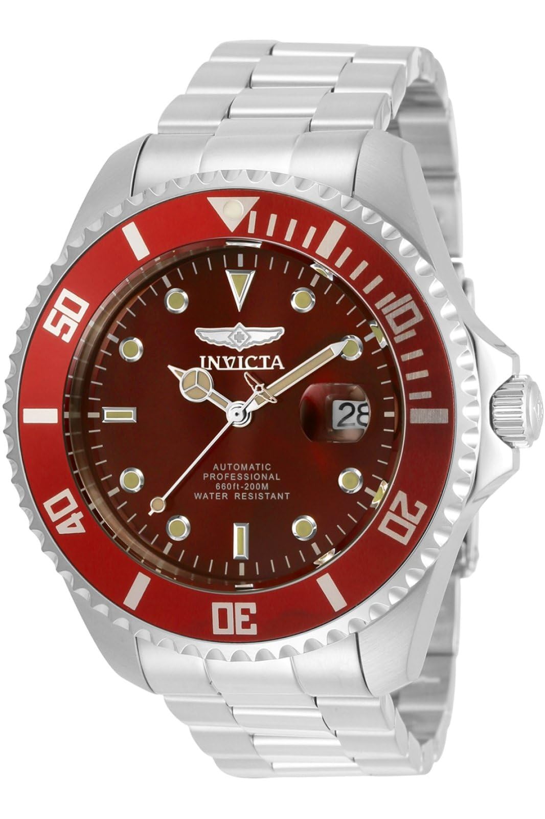 InvictaAutomatic Pro Diver Stainless Steel Watch