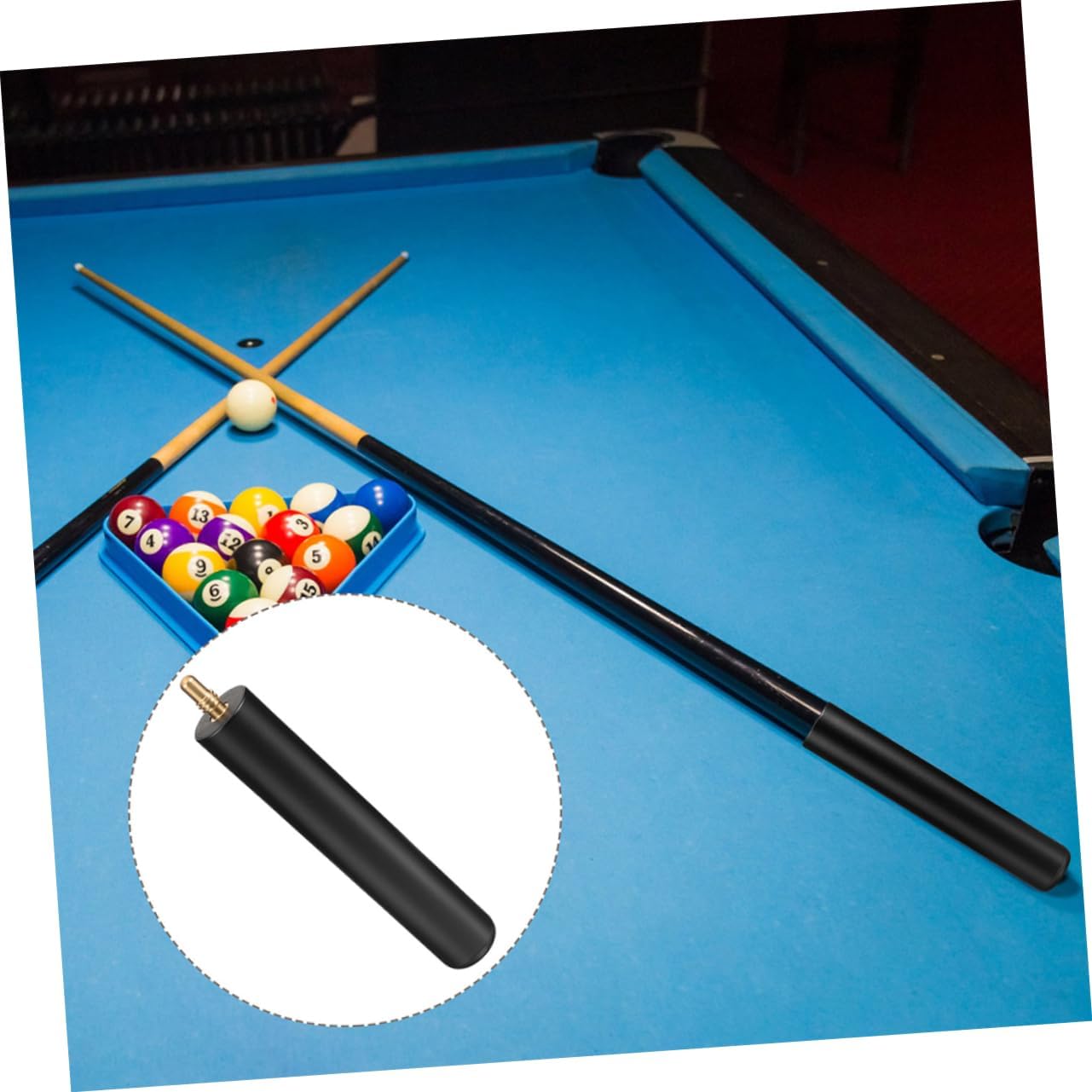 HANABASS Pool Cue Extender Billiard Extension Rod Cue Extension Rod Portable Extension Rod for Pool Cue Extender