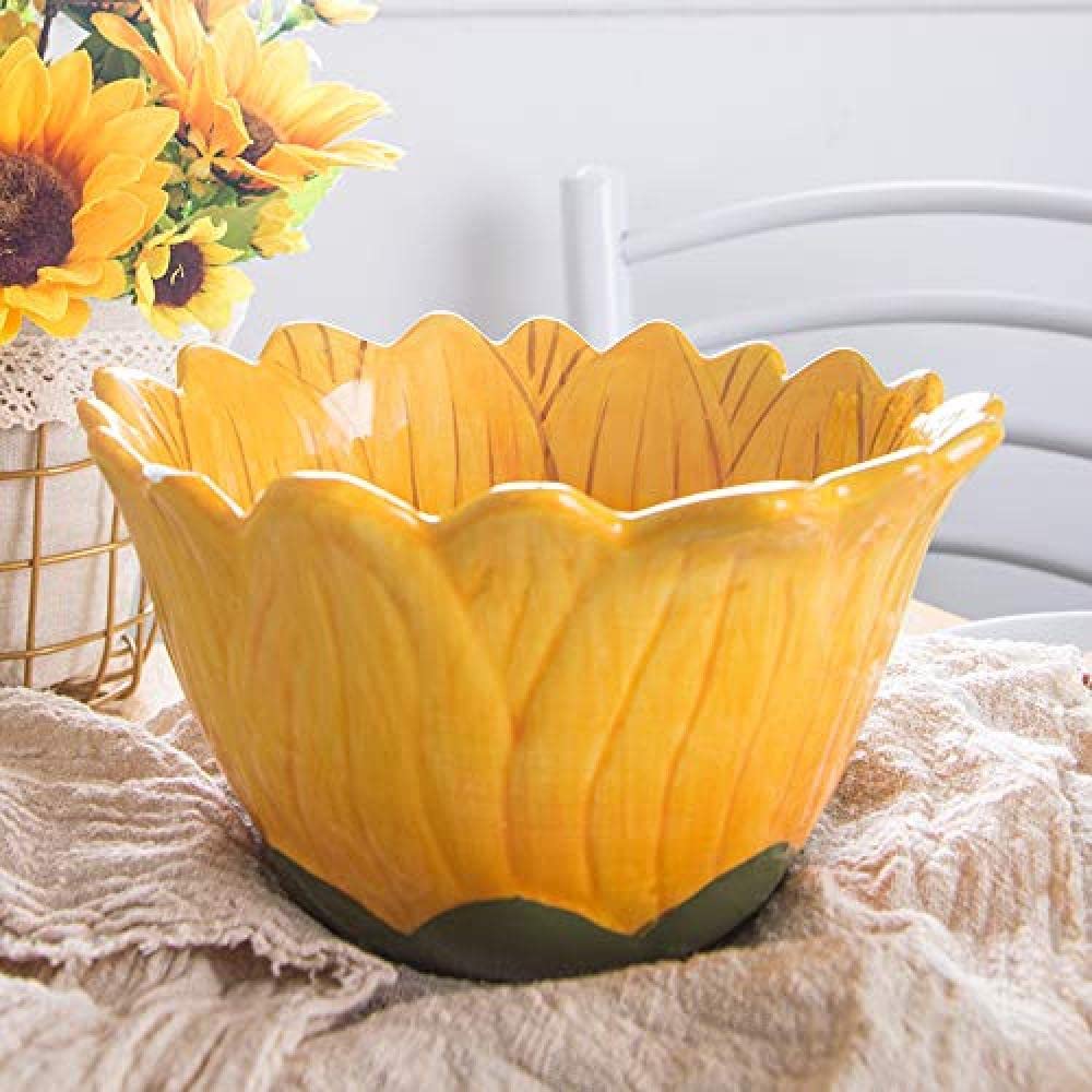 Amazon.com | Bicuzat 6-Inch Candy Bowls, Sunflower-Shaped Snack