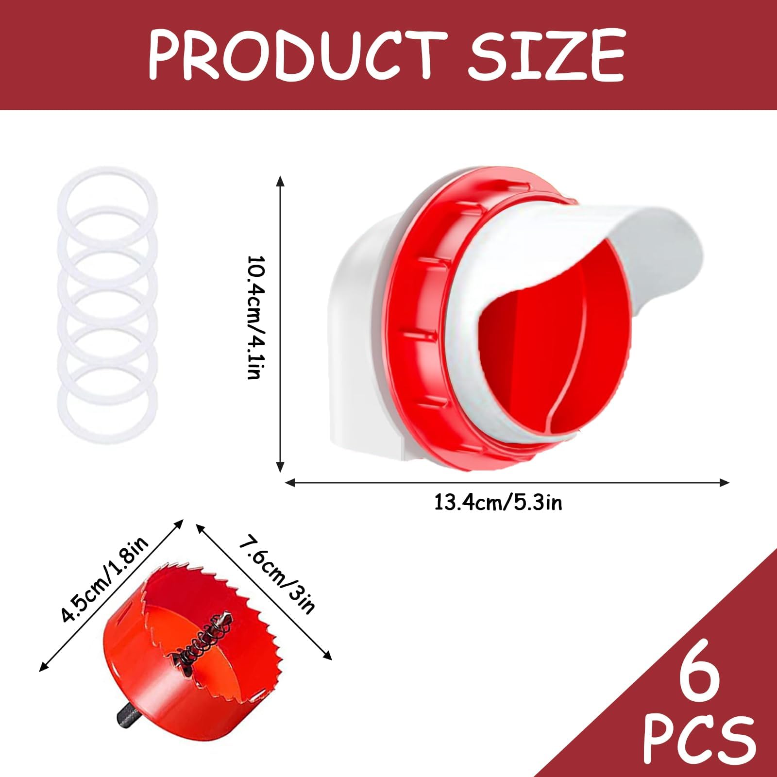 6 Unidades, Dispensador Automático De Comida Para Gallinas, Comedero DIY Sin Desperdicio, Accesorio Automático Para Cubos, Cajas, Barriles, A Prueba De Ratas, Impermeable (Rosa)