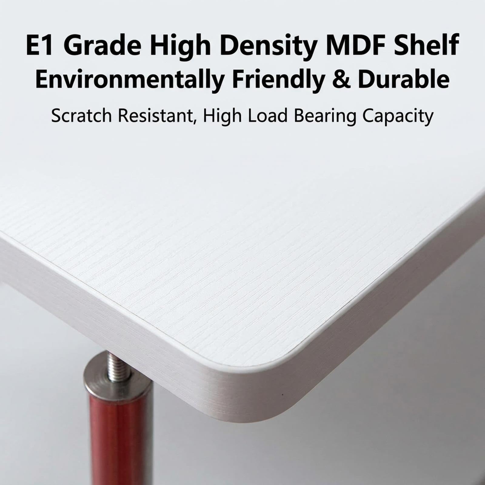 Moderno estante para videojuegos de 2/3/4 niveles, elegante solución de almacenamiento para TV, consolas de juegos y equipos multimedia con patas de acero inoxidable duraderas