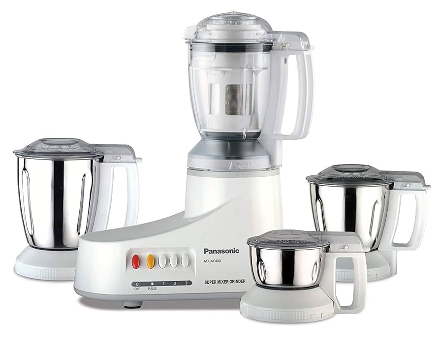 Panasonic - Cocoa  Amazon.com: Panasonic 3 JAR Mixer Grinder, (OVERSEAS USE
