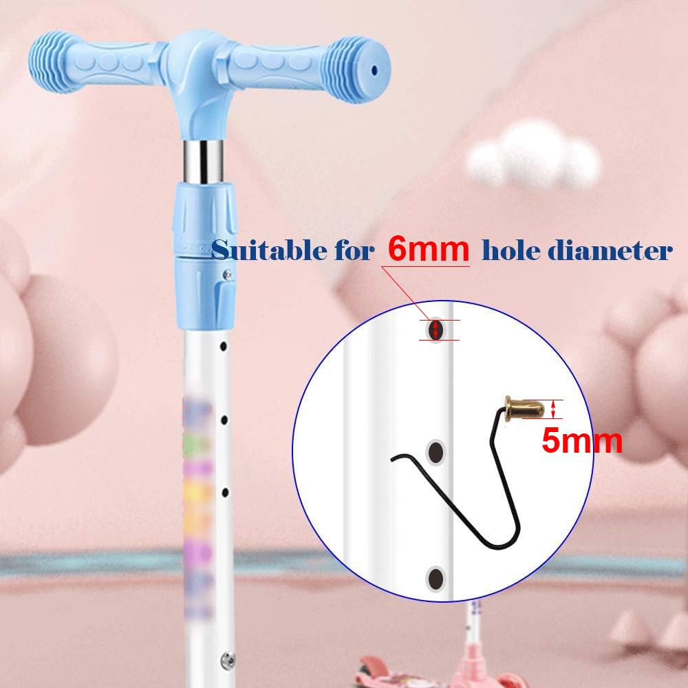 Clip de verrouillage fixe pour trottinette à 2-3-4 roues, mini trottinette légère (laiton, 5 mm)