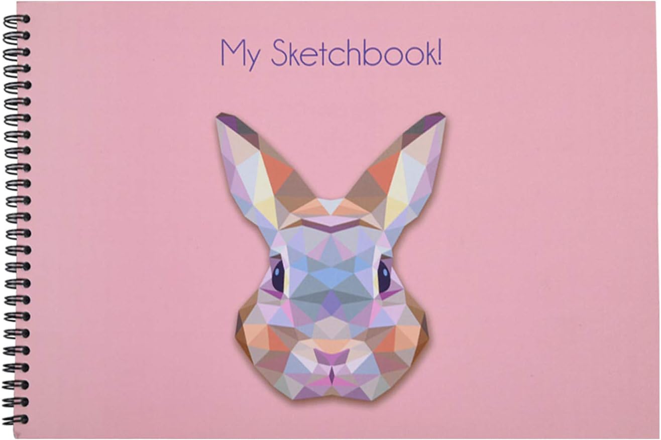 Rabbit- A5 Artist Sketch Book - Drawing Book, with Back Support-140 GSM- 60 Pages- (Matte Finished Cover)