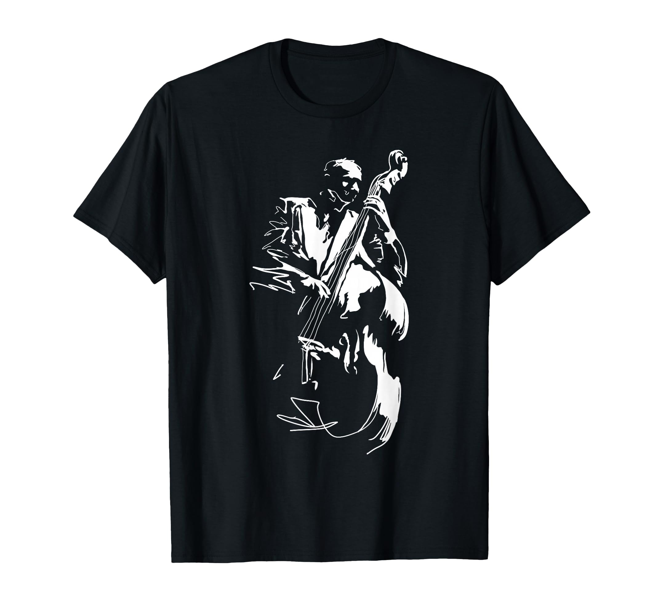 Cool Graphic Jazz Lovers Upright Bass Player T-Shirt T-Shirt