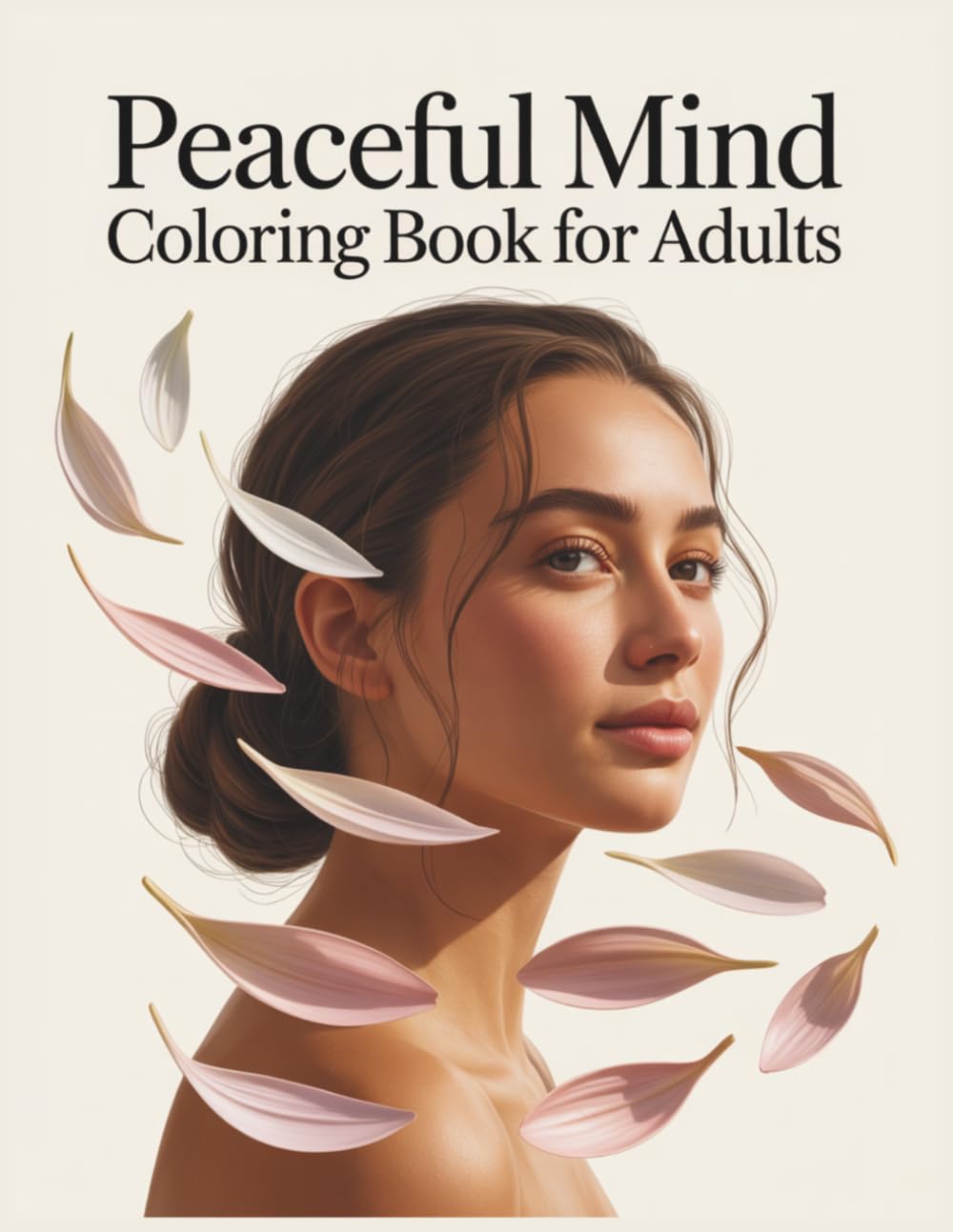 Peaceful Mind Coloring Book for Adults: A Therapeutic Coloring Book with Calming Designs and Gentle Affirmations for Stress Relief, Quiet Thoughts, and Inner Peace