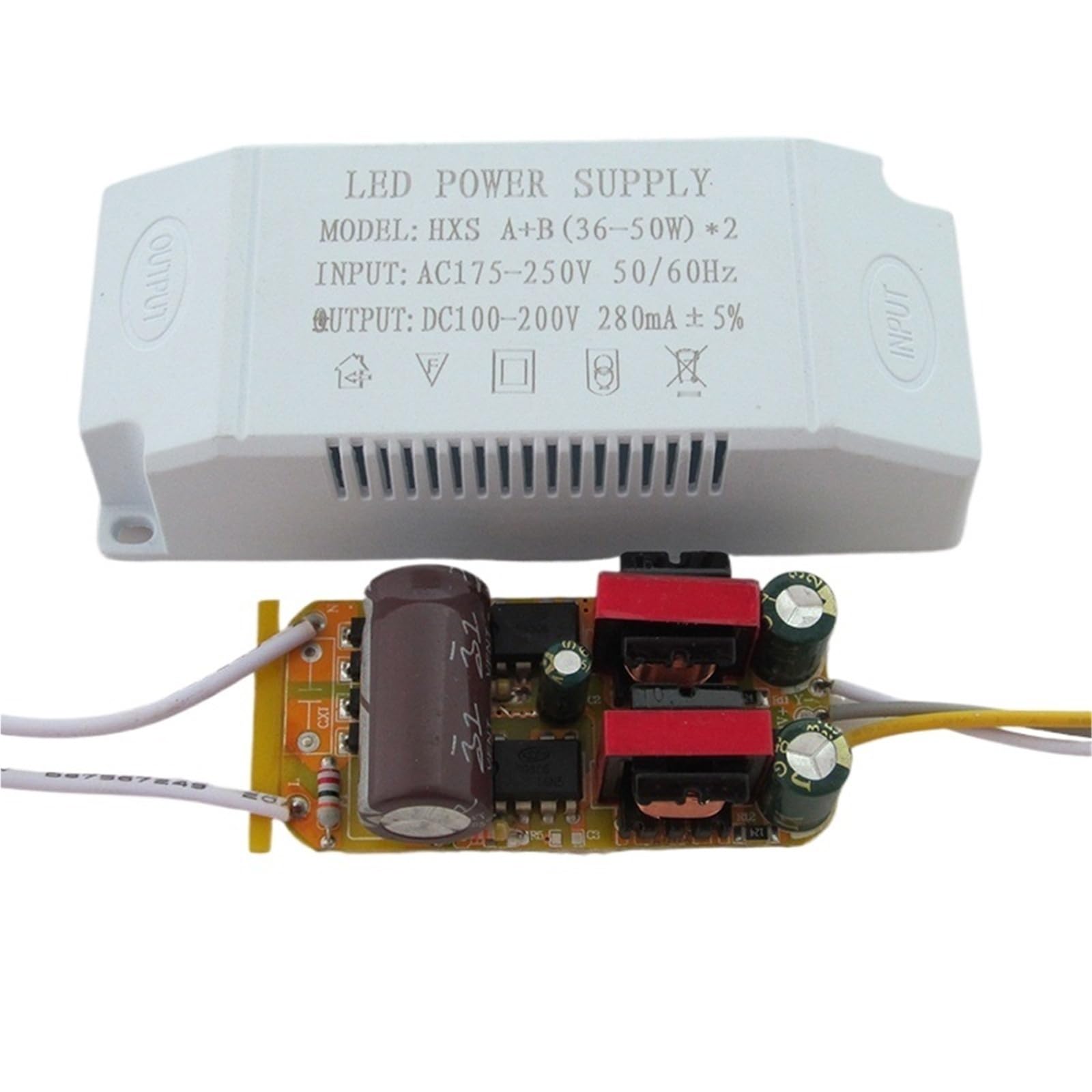 Driver LED 24-36W sans scintillement pour alimentation de plafonnier - 7