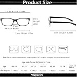 NORPERWIS Reading Glasses 5 Pairs Quality Readers Spring Hinge Glasses for Reading for Men and Women