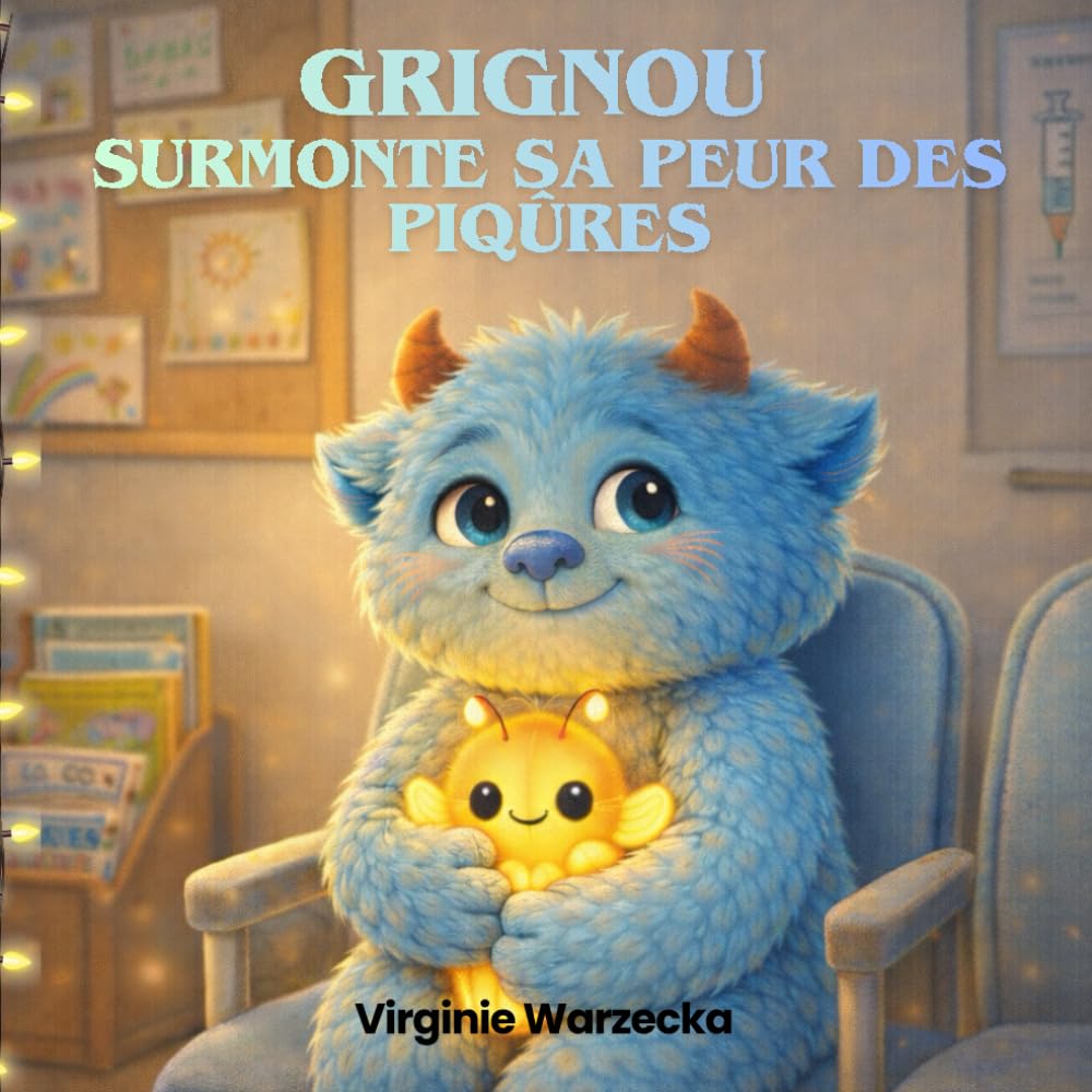 Grignou surmonte sa peur des piqûres: Une histoire rassurante pour aider les enfants à surmonter leur peur des piqûres et des vaccins (Les aventures de Grignou)