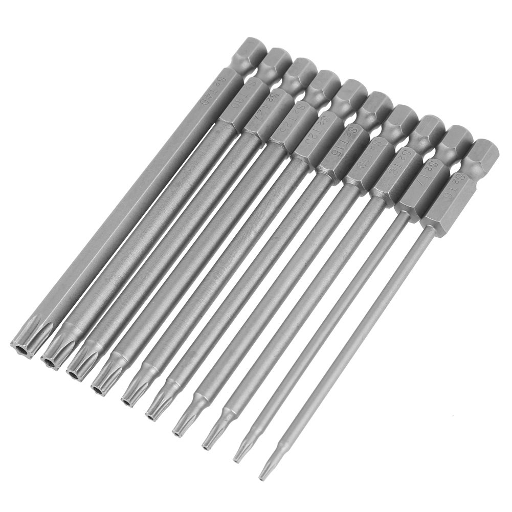 BIGルーテイ Hilitand 10pcs Torx Screwdriver Bits Set, /7/8/10/15/20/25