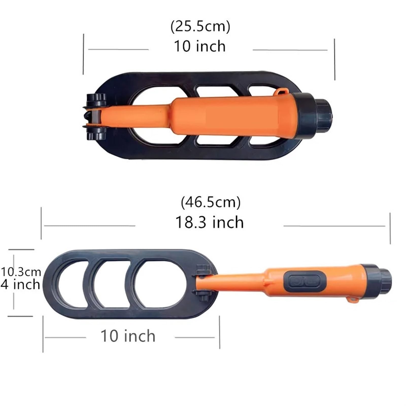 Metalldetektoren, Unterwasser Dive Metall Detektor Falten wasserdichte Spule Pulse Scan Pinpointer Tauchen Glod Erkennen