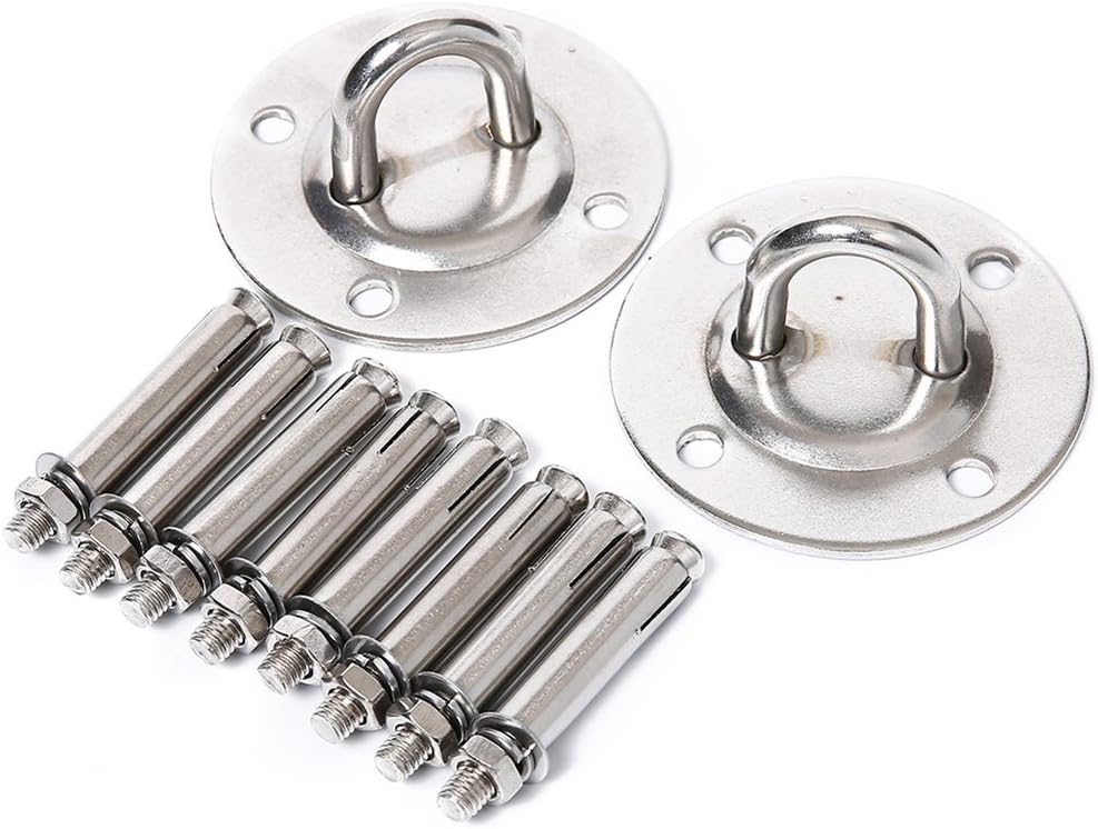 ELEOPTION 2pcs Strong Yoga Stretch Strap Stretch Band Climbing Strap Adjustable Strap Rope Strong Daisy Chain Nylon for Stretching Yoga Swing Sling Climbing