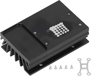 Zunate Aluminium Radiator Heatsink, Reserved Thermal Grease Heat Sink with Bracket Shrapnel and Height Limiting Screws, for Jetson Nano Module