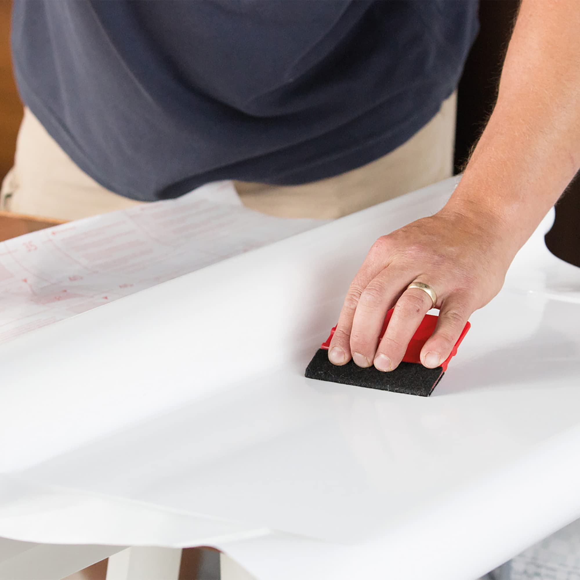 Vinyl Warehouse.co.uk White Vinyl Warehouse 15M X 67Cm D-C-Fix Gloss Ral 9016 Sticky Back Vinyl Furniture & Kitchen Wrap (200-8041)