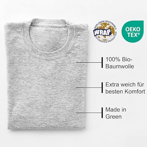 Pack de 2 camisetas para mujer, monocolor, ajustadas, cuello redondo, realzan la figura, extrasuaves, 100% algodón, azul claro, S