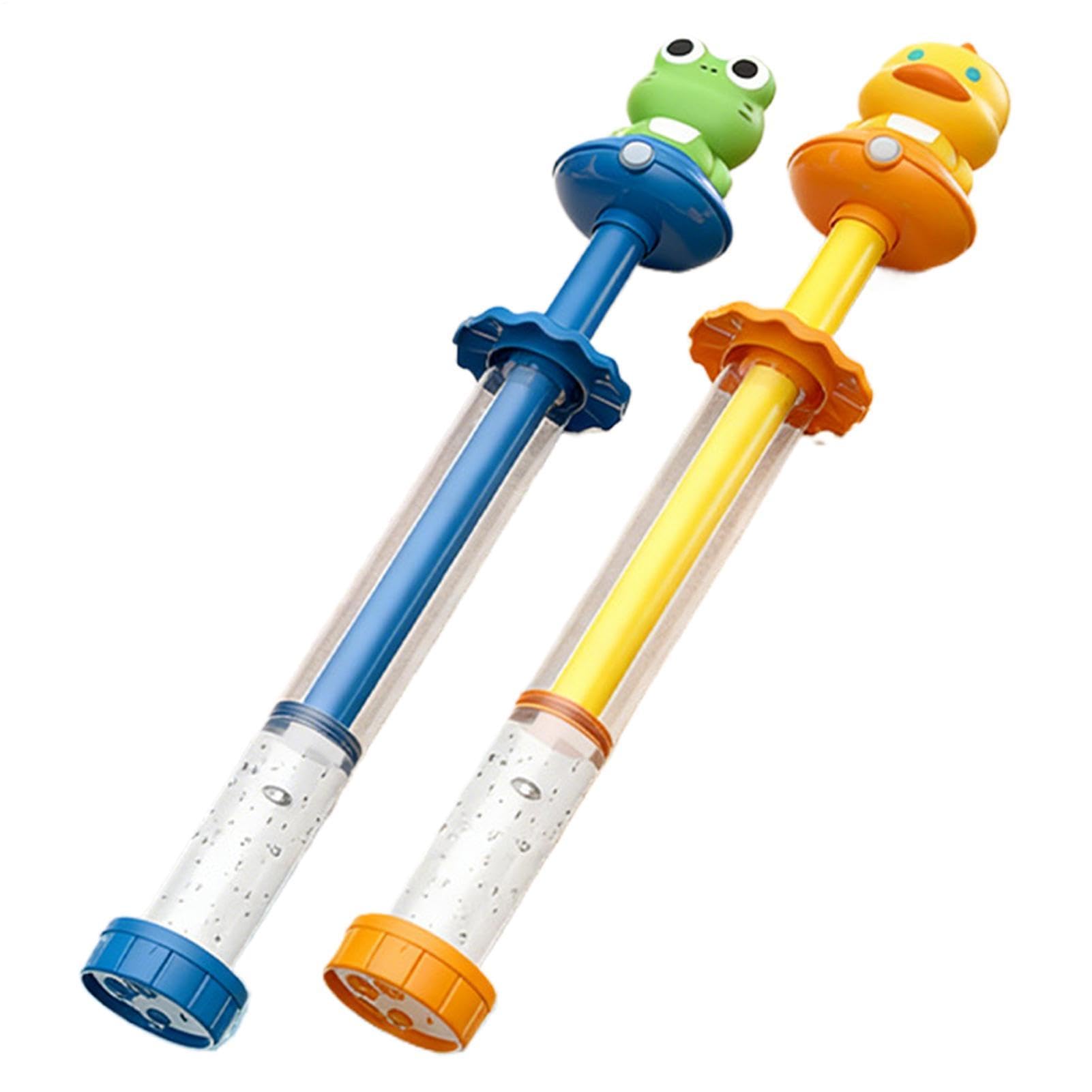2pcs Kids Water Soaker Beach Toy, Swimming Pool Water Squirt Toy For Kids, Long Range 4-Mode Funny Pool Squirter Toys, For Backyard Park Party Travel Vacation Summer