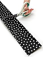 Vista 4 de Teacher Created Resources Puntos pintados blancos sobre borde laminado recto negro (TCR8911)