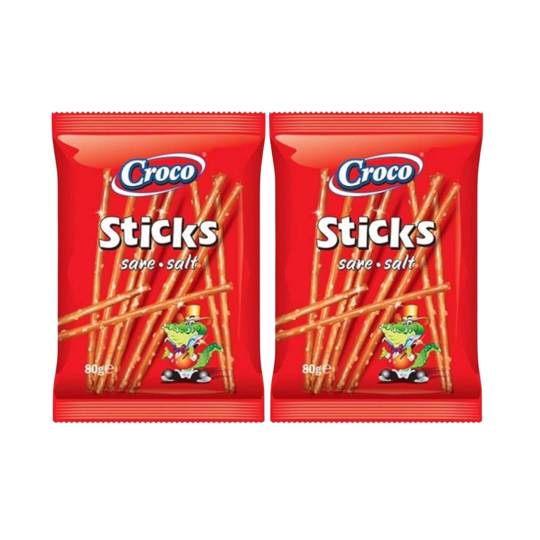 Croco Snacks Salted Sticks Max, 80 g