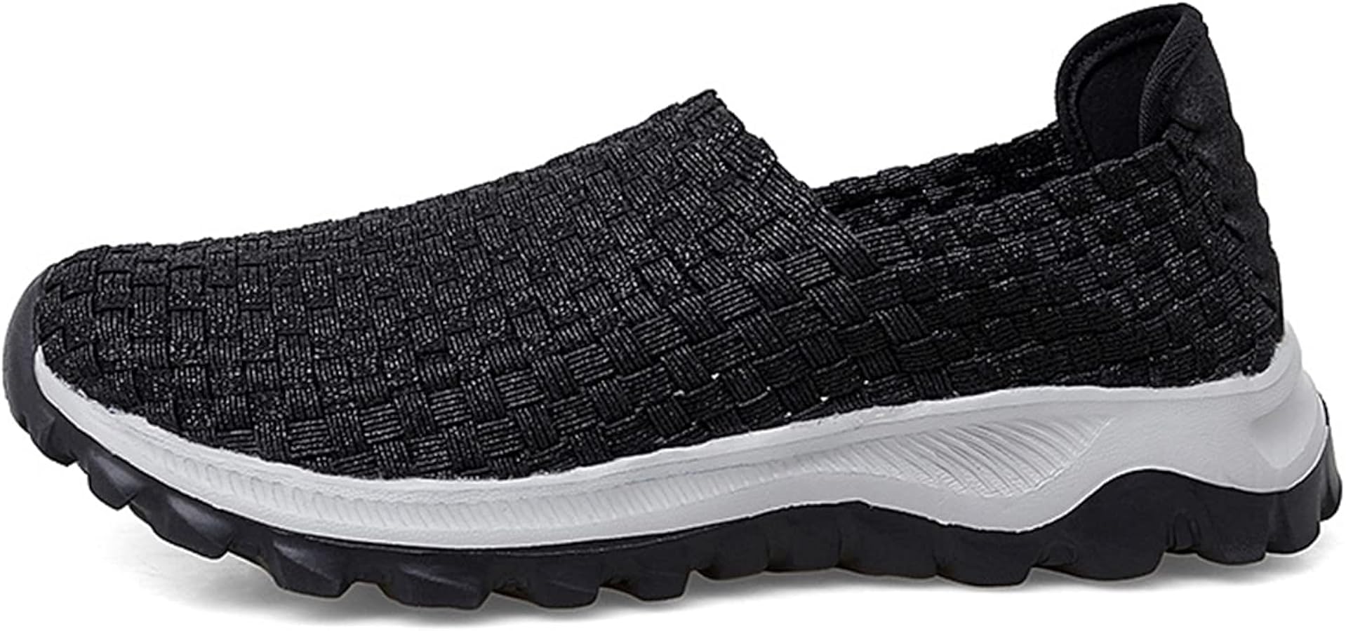Amazon.com | Lifup Liup Women's Elastic Woven Walking Shoes Slip