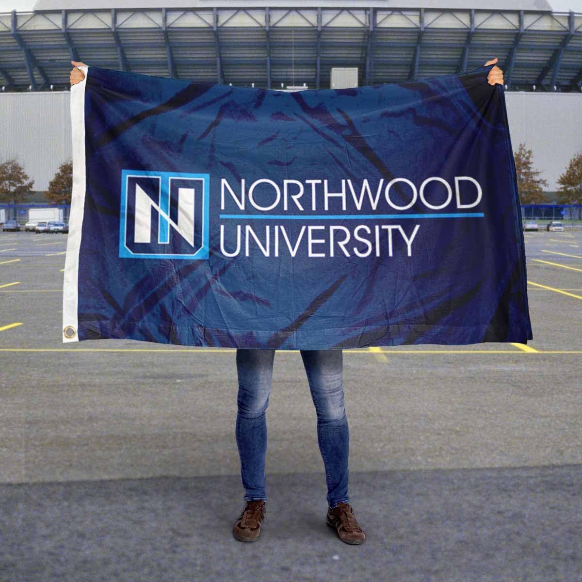 Northwood Timberwolves Wordmark Flag - Image 5