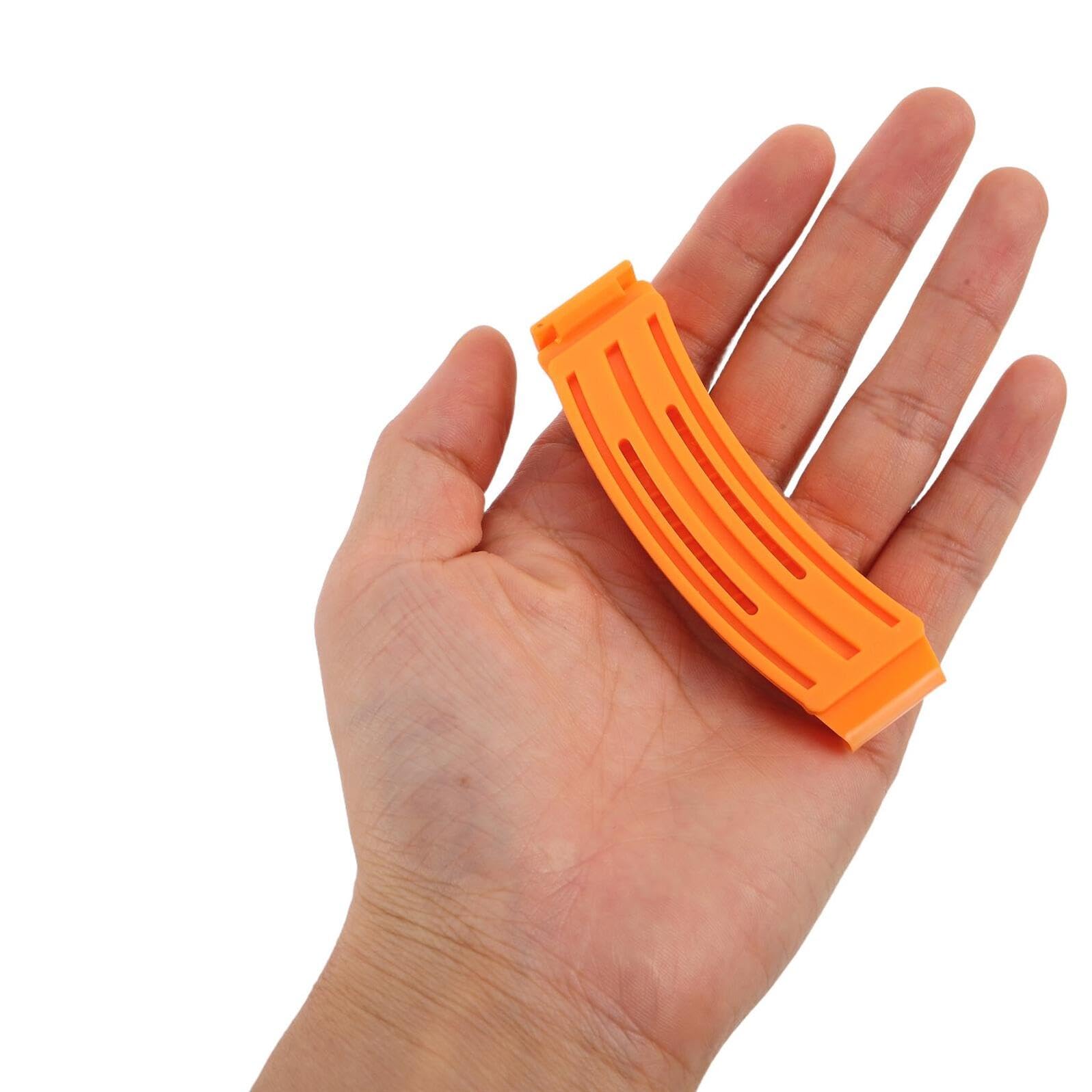 Rizadores de Base para Cabello Naranja 20 Piezas de Plástico
