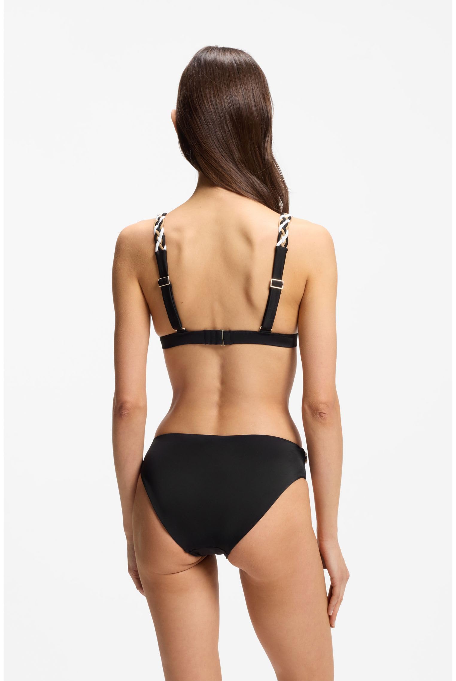 HUGO BOSS Damska góra od bikini z plecionymi ramiączkami 50561291