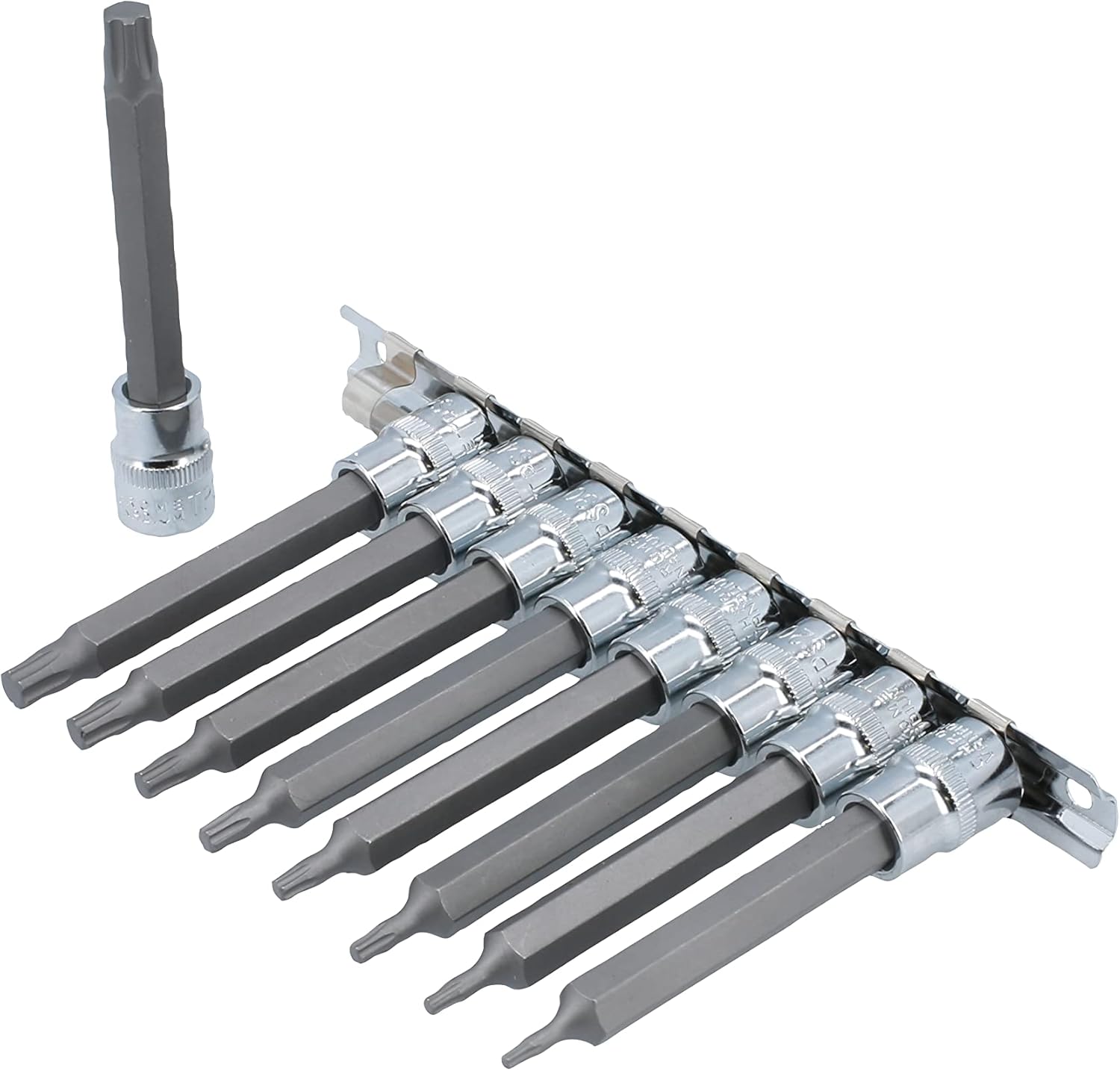 Laser 8482 Long Series Torx Plus® Socket Bit Set 3/8 "D 9pc