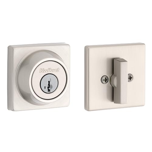 Kwikset 660 Series Square Front Door Lock Handle and Deadbolt