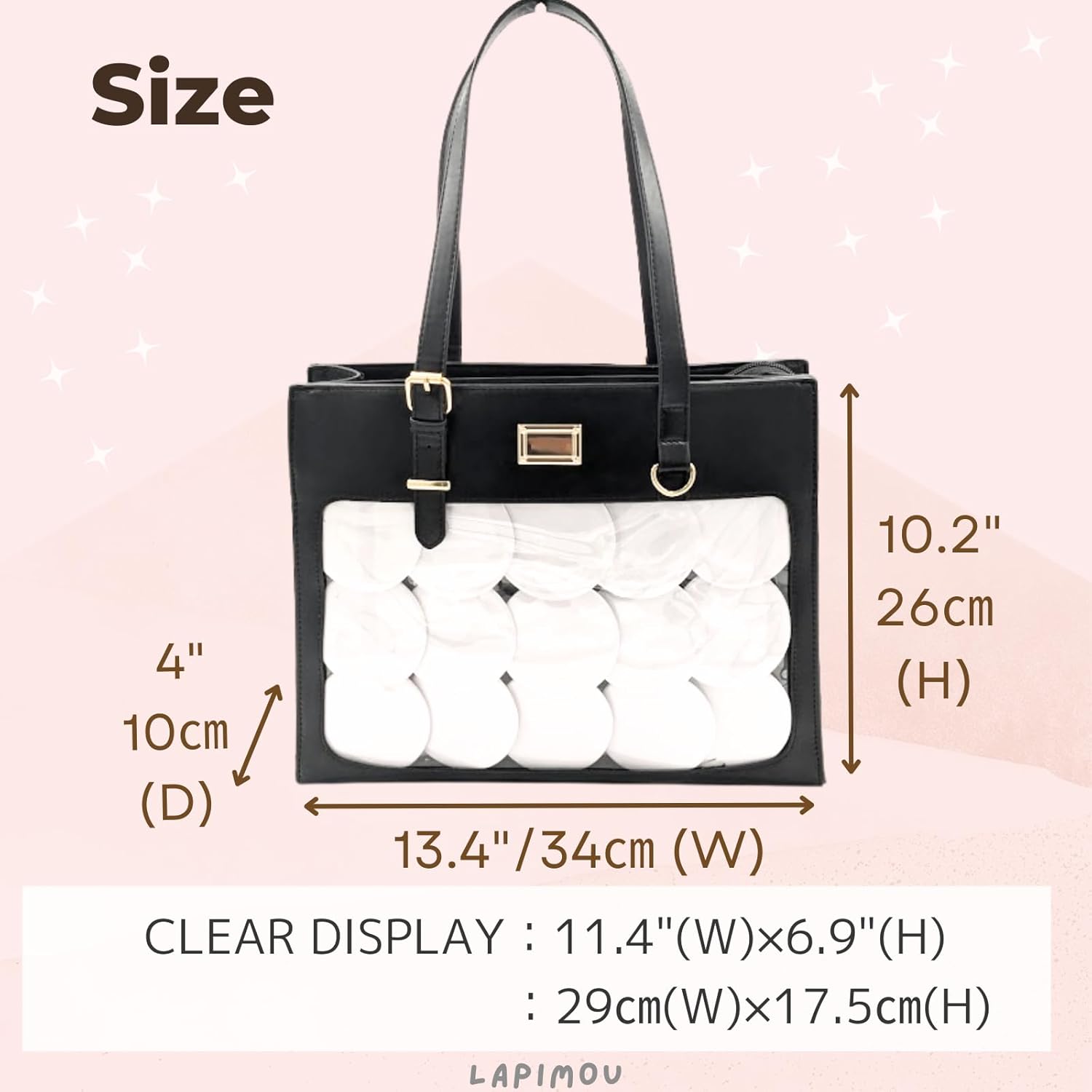 Ita Bag Kawaii Cute Shoulder Bag Handbags Display Pin Bags with Insert Cutecore Kawaiicore Crossbody Purse Anime - Image 8