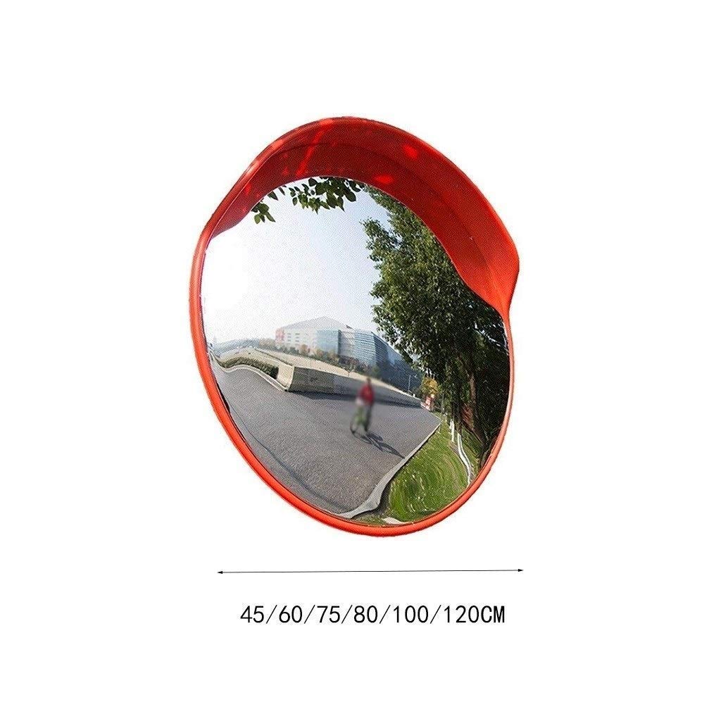 Miroir Convexe Flexible Rotatif de 80 cm, Miroir de sécurité Convexe à diverses Intersections Miroir de Circulation étroite Mountain Road (Taille : 80 cm)