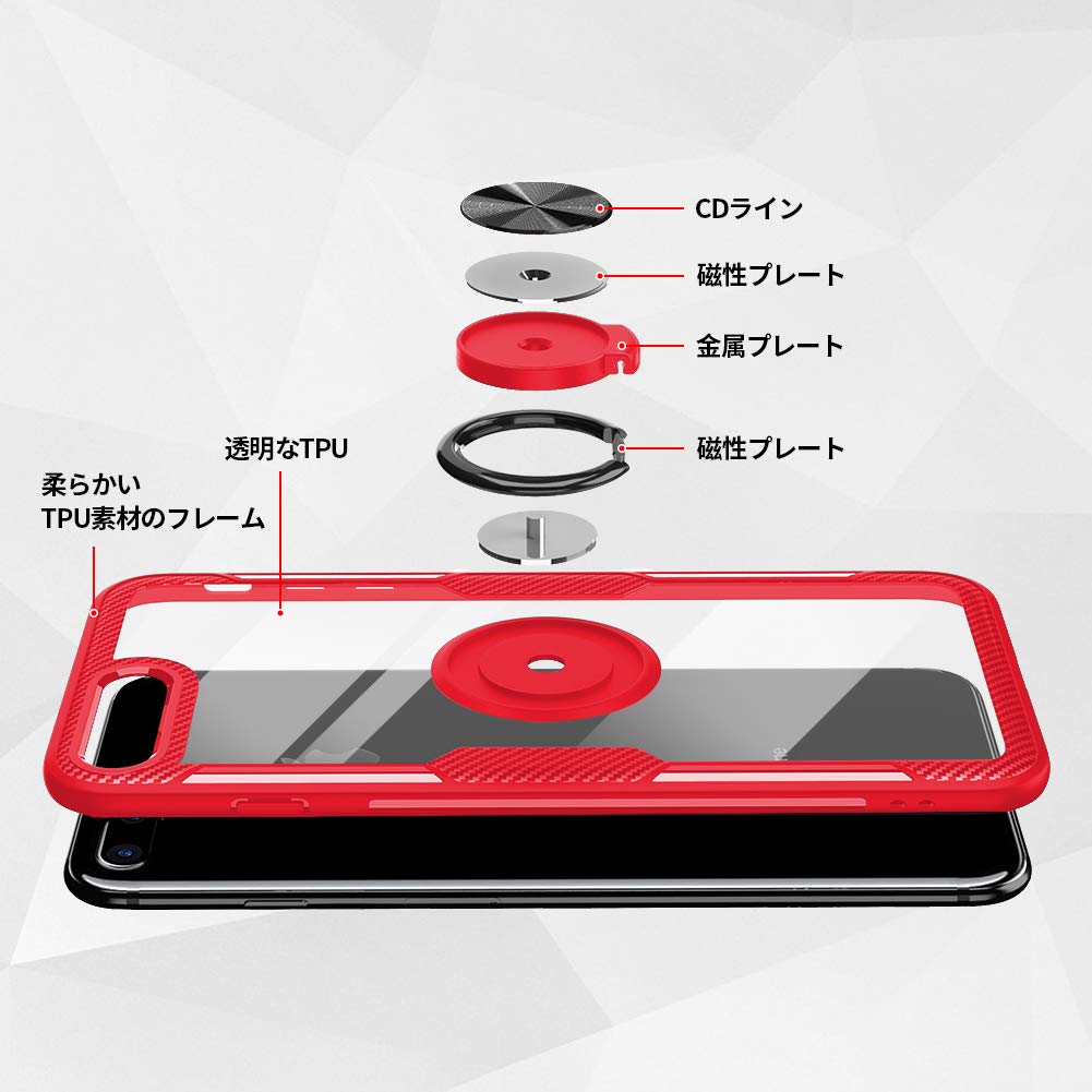Amazon.co.jp: YULNCUZ 対応 iPhone8Plus/iPhone7Plus ケース クリア