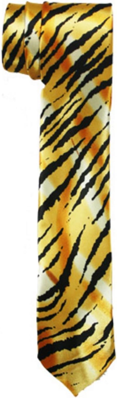 Outer Rebel Fashion Skinny Animal Print Ties