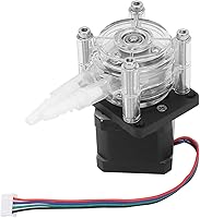 Vista 7 de Peristaltic Pump Large Flow Stepper Motor Water Pump Vacuum Dosing for Aquarium Lab Analytical Water Corrosion Resistance Steel Wheel Frame