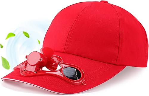 Gorra para ventilador de energía solar, gorra de béisbol y golf para refrescar tu cara en el sol caliente de verano disponible en Yaxa Venezuela