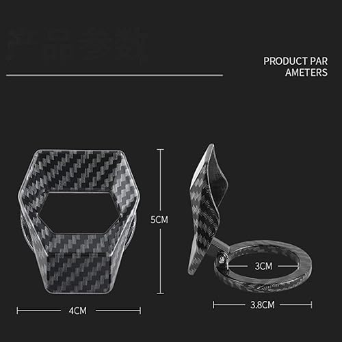 Miniatura 4 de Cubierta universal del botón de arranque del motor de aleación de aluminio del coche ajuste de control de potencia para Honda Civic Accord CRV XRV