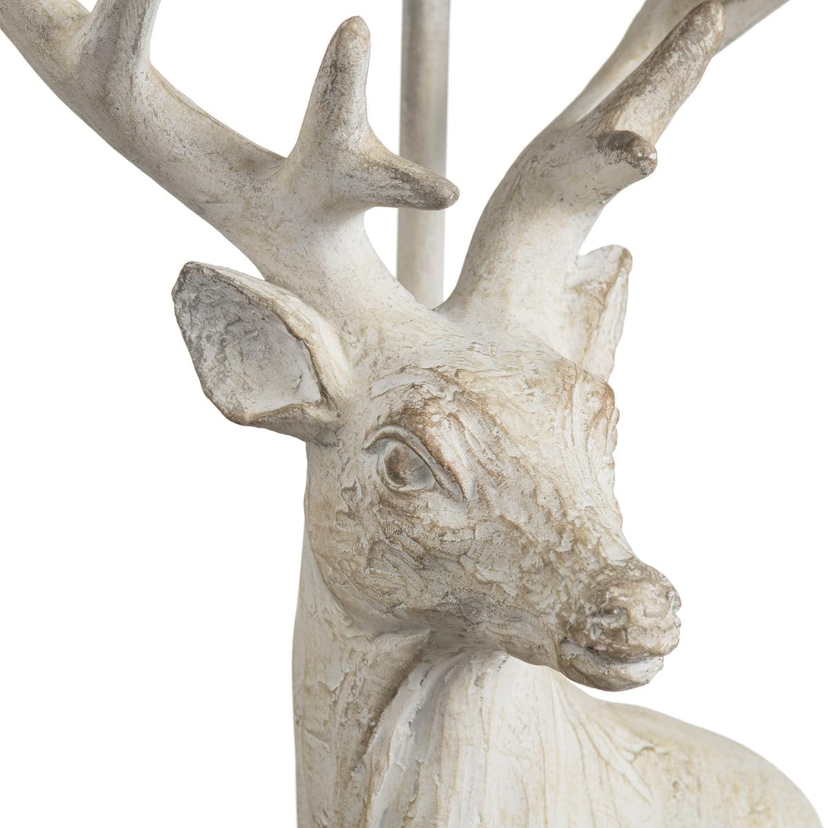 BLACK FOREST DECOR Deer Crest Crown Sculpture