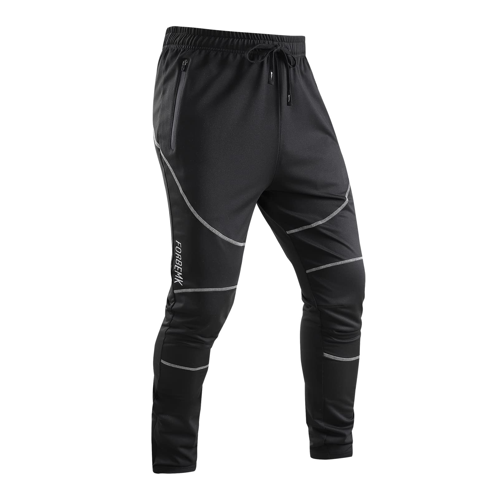 FORBEMKMen's Cycling Bike Pants Quick-Dry Windproof Outdoor Mountain Bike Athletic Sweatpants for Running Hiking Gear