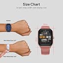 Fire-Boltt Ninja Call Pro Max Bluetooth Calling Smart Watch, 2.01" HD Display, 120+ Sports Modes, Health Suite, AI Voice Assistance, SpO2 & Heart Rate Monitor Smartwatch for Men & Women - Pink gallery image