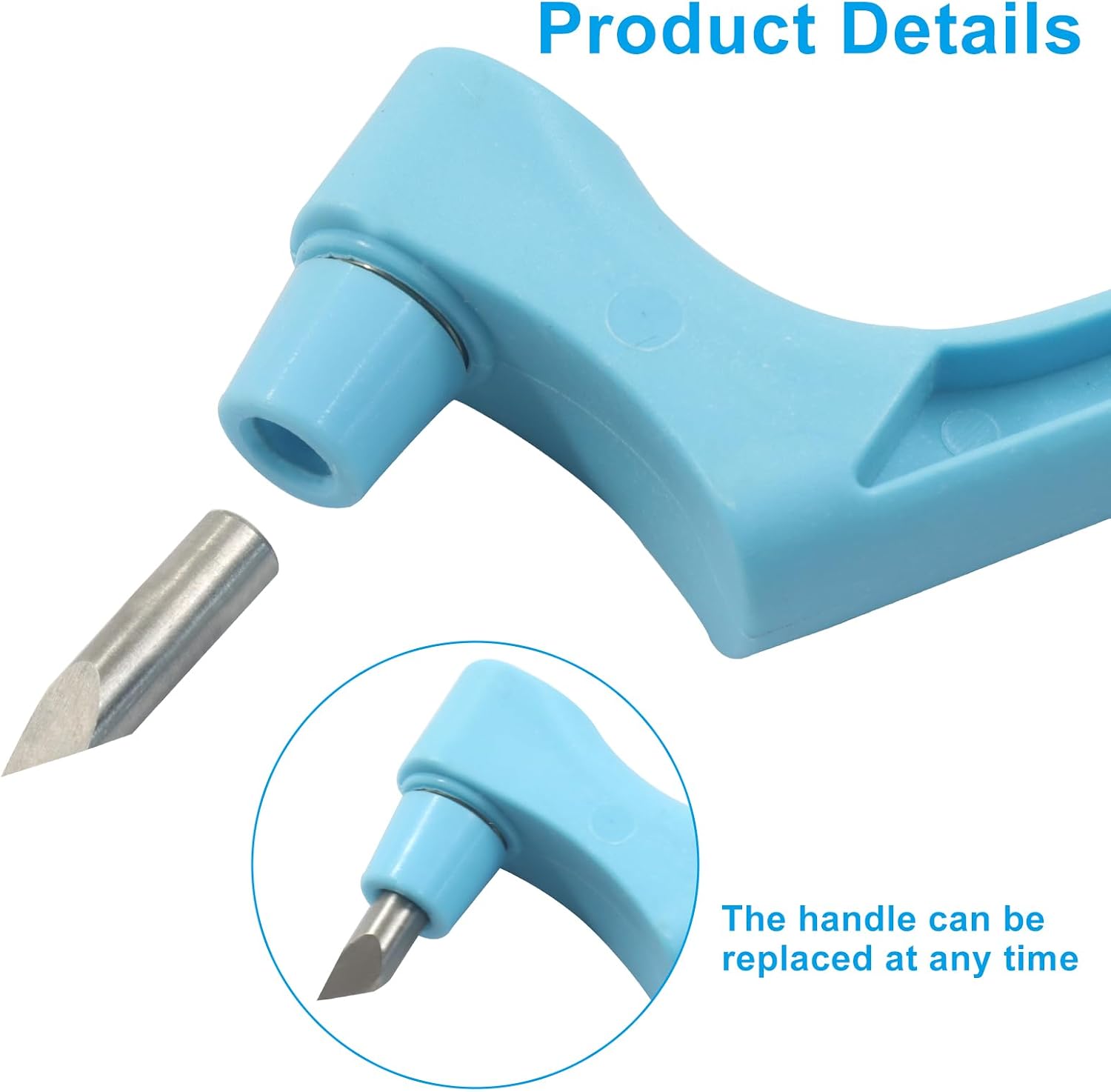 Blue Craft Cutting Tools Pen, Stainless Steel