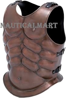 NauticalMart Roman Legion Muscle Cuirass Metal Breastplate Armor with Bronze Finish