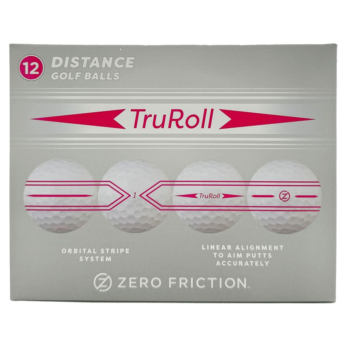 Zero Friction TRU Roll Golfbälle