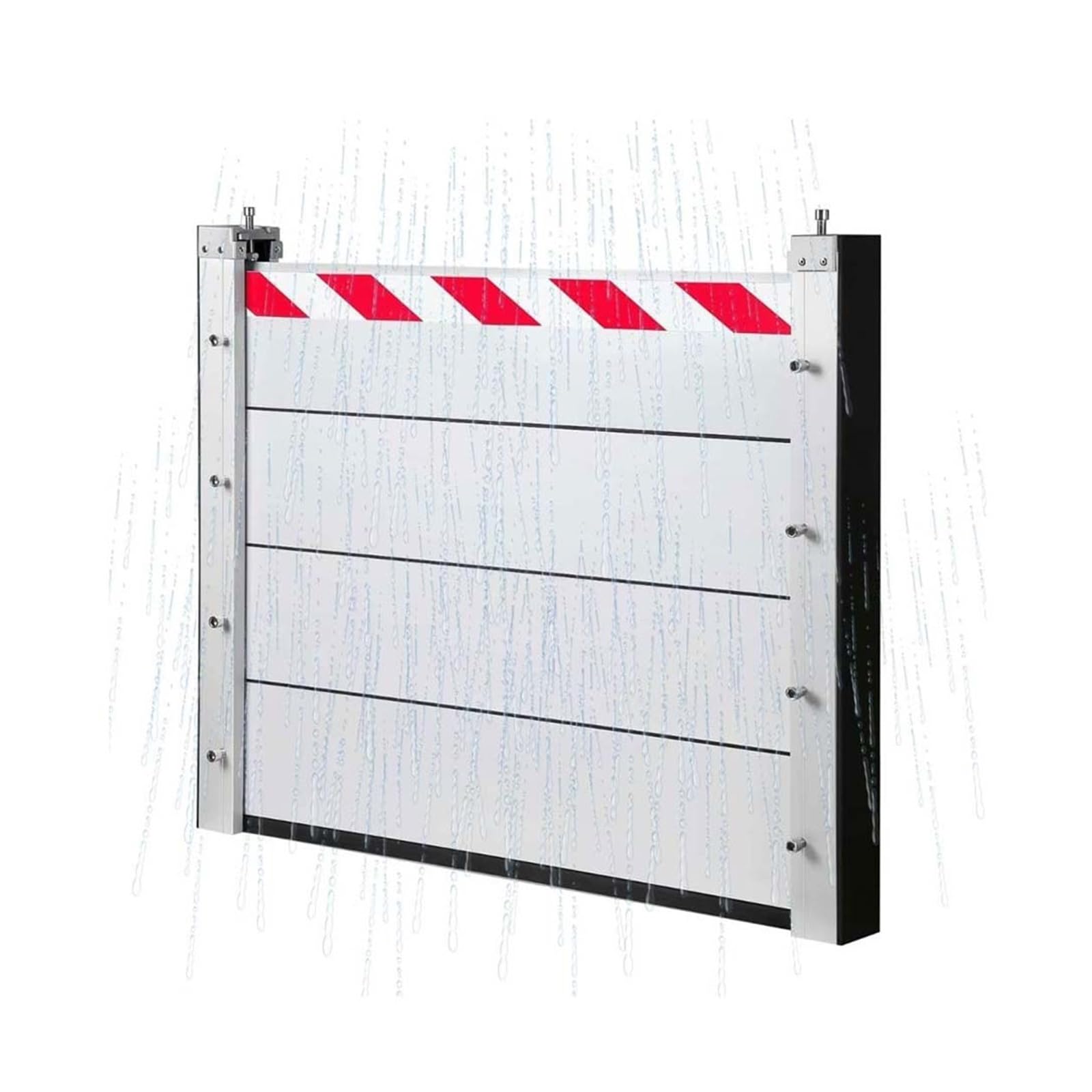 Sistemas Ataguías Entradas Barreras Domésticas Aluminio Reutilizable para Puertas Y Emergencias(W,84 * 20cm)
