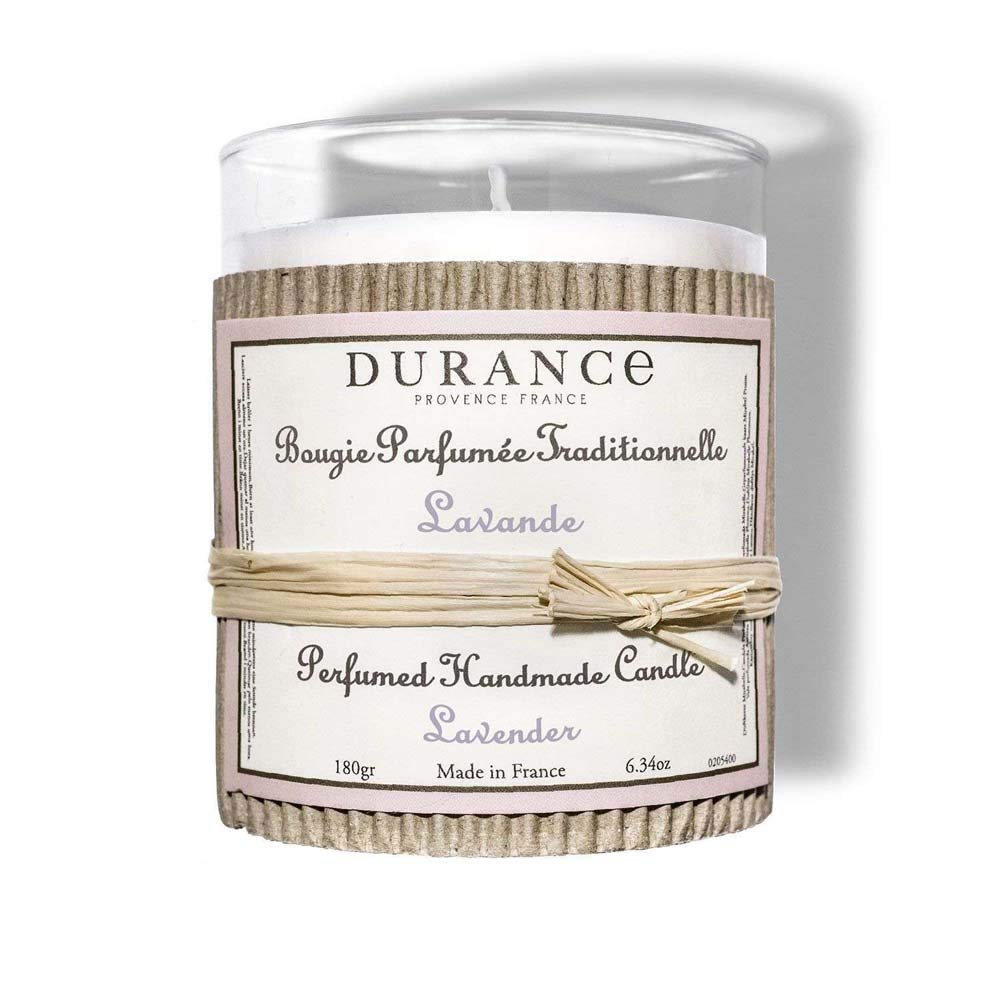Durance Unisex Lavender Perfumed Handmade Candle 180G