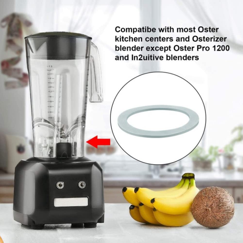 Pasotim 4 Pack Blender Sealing Rings - Silicone O-Ring Gaskets for Osterizer Blender - Grey